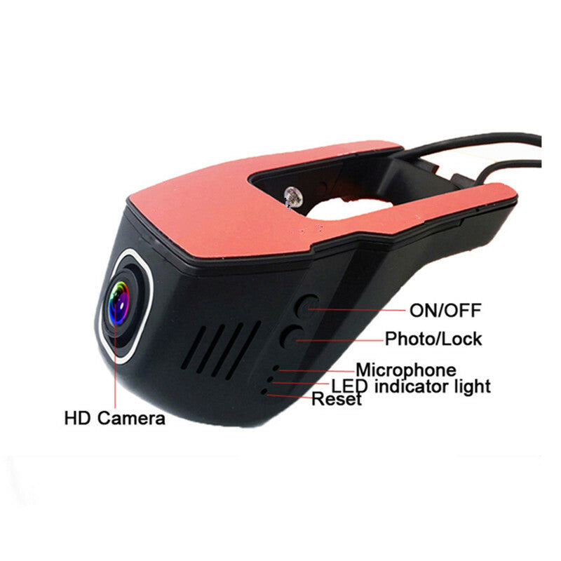 Car Dash Cam Hidden 1080P Front Rear Camera DVR WiFi Dash Camera Video Recorder
