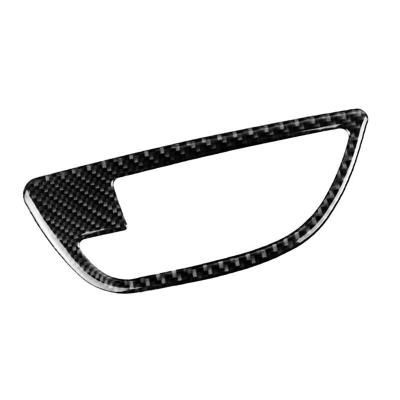 Carbon Fiber Car Door Handle Cover Trim Door Bowl for BMW 5 Series F10 2011-2017