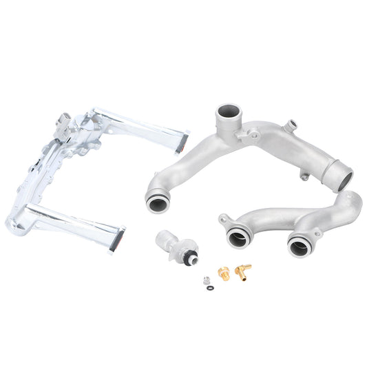 for Jaguar for Land Rover 3.0L 5.0L Oil cool New Upgraded Metal Coolant Outlet Pipes