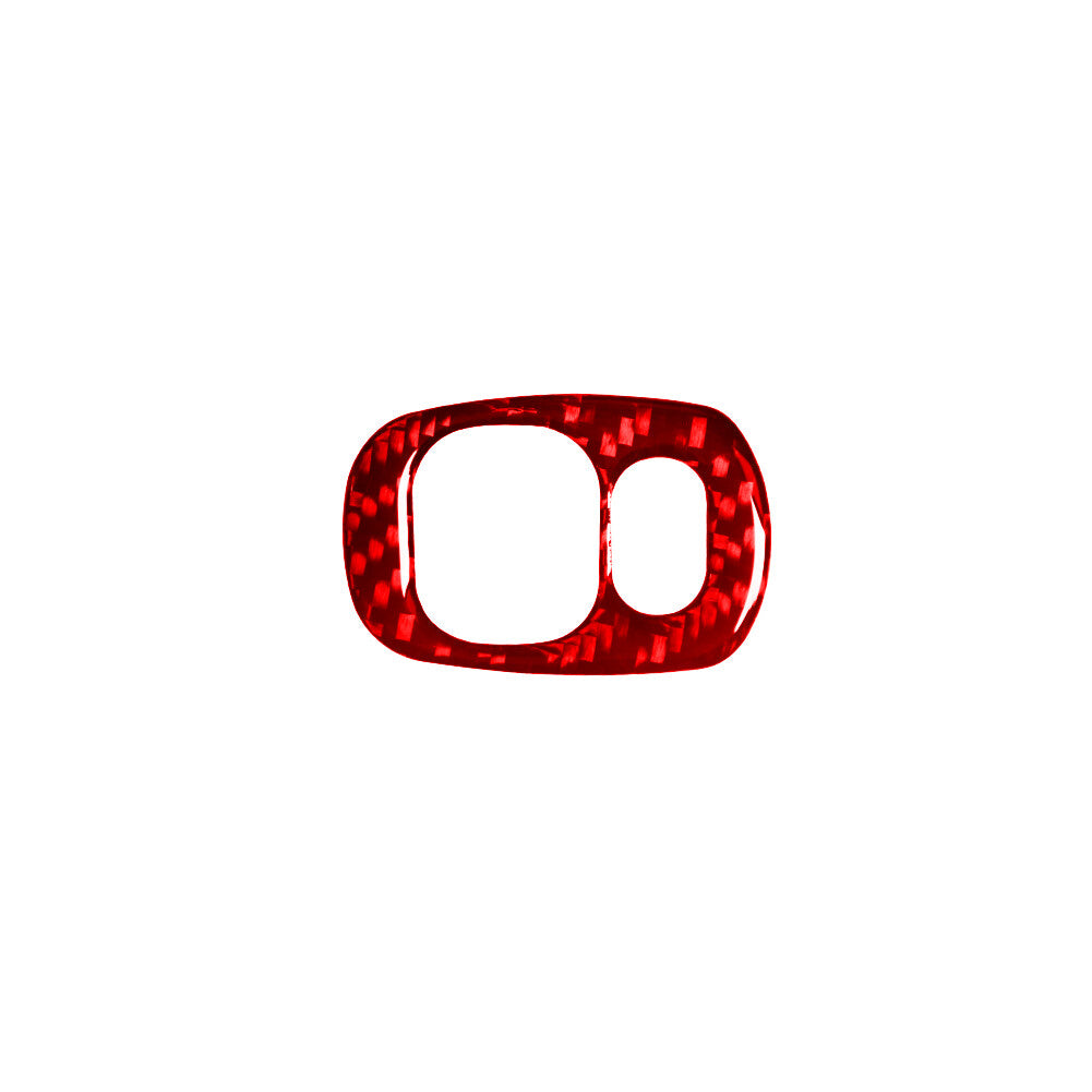 for Toyota Celica 2001-2005 Red Carbon Fiber Rearview Mirror Button Panel Cover
