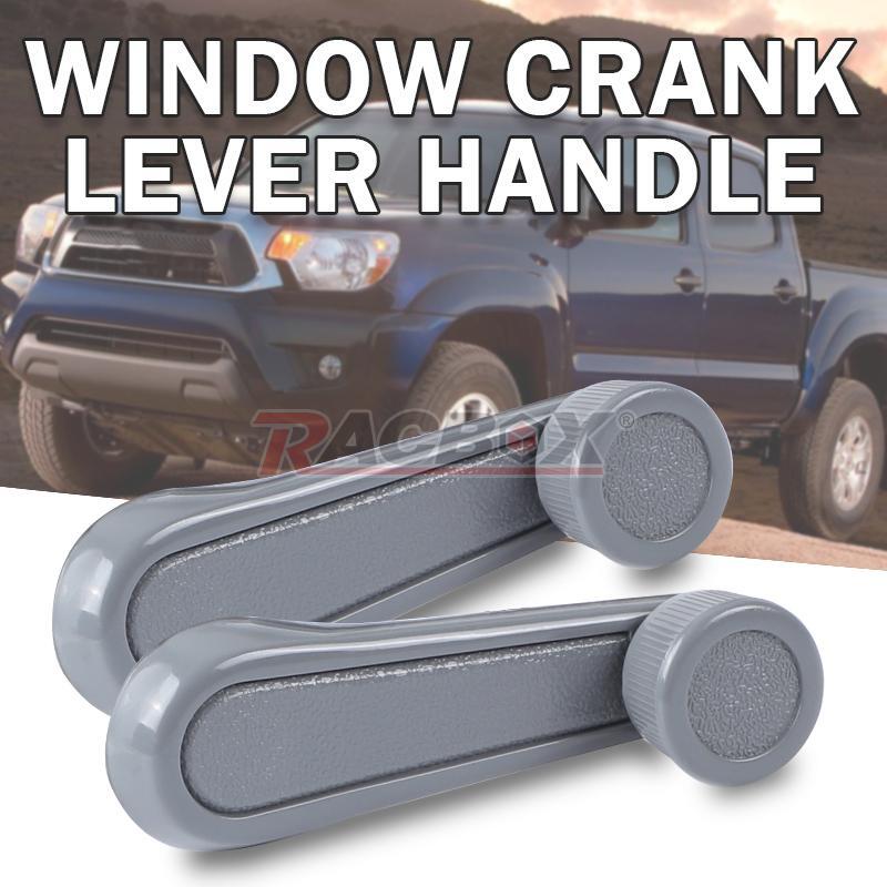 1PAIR Window Crank Lever Handle GRAY for Toyota Tacoma, T100, Pickup, for Corolla
