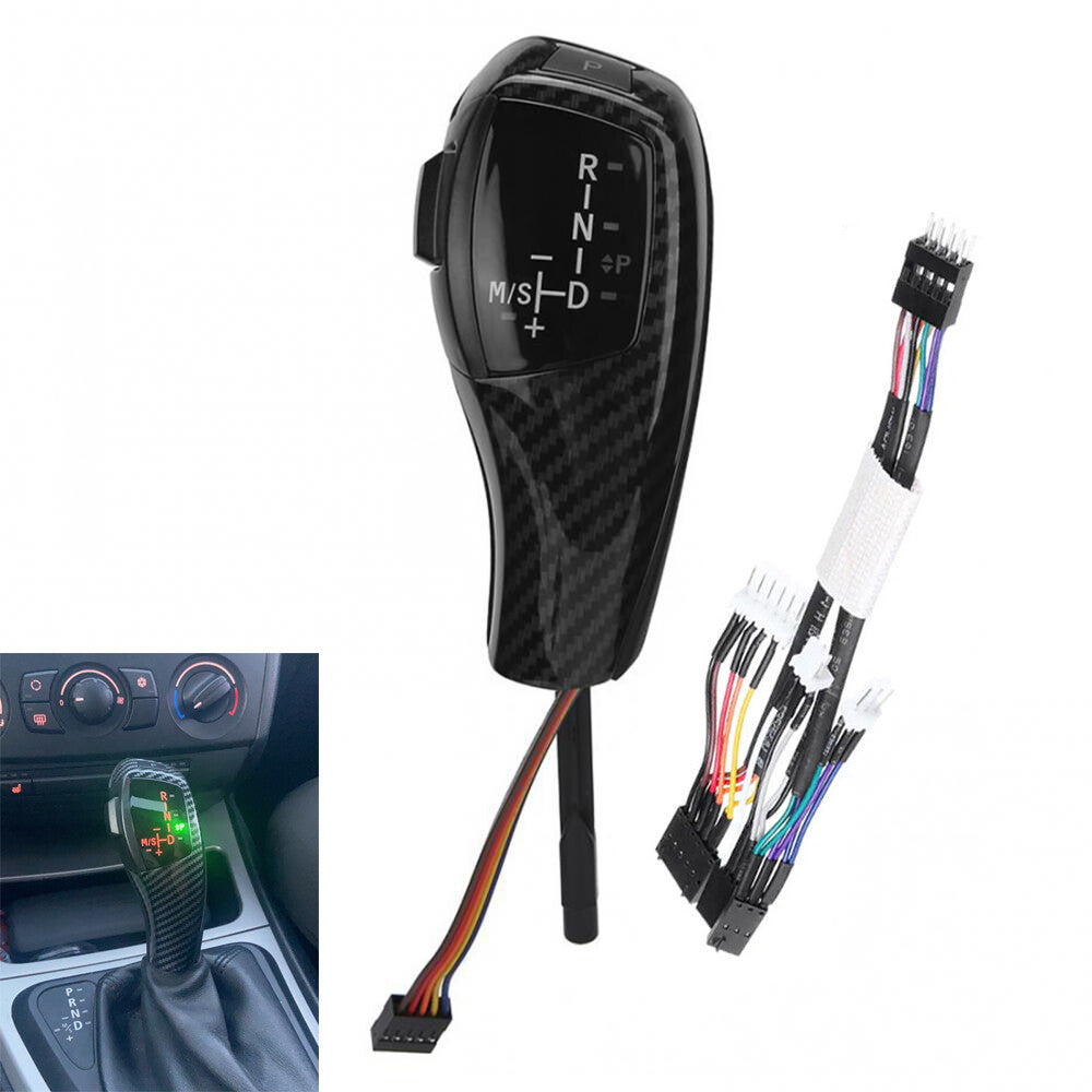 Suitable for BMW LHD automatic LED shift gear transmission E90 E92 E93 F30 carbon fiber