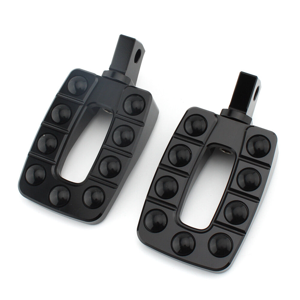 2x Front Foot Peg Footrest Driver Pedal Non-slip for BMW R18 R18 B Classic Black