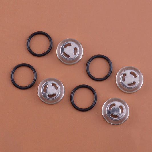 4x 18mm Motorcycle Bike Brake Master Cylinder Reservoir Sight Glass Lens