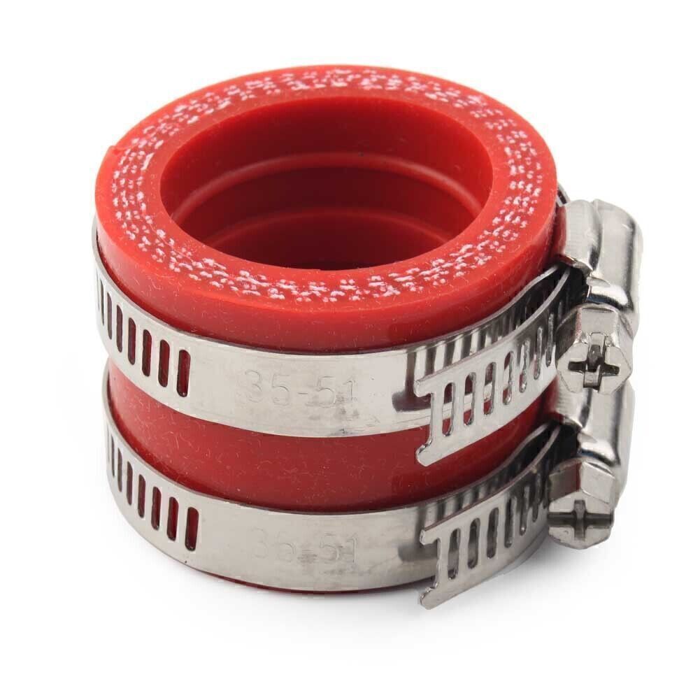For OKO PWK KEIHIN 28/30mm Carburetor Rubber Adapter Intake Manifold Motor Red