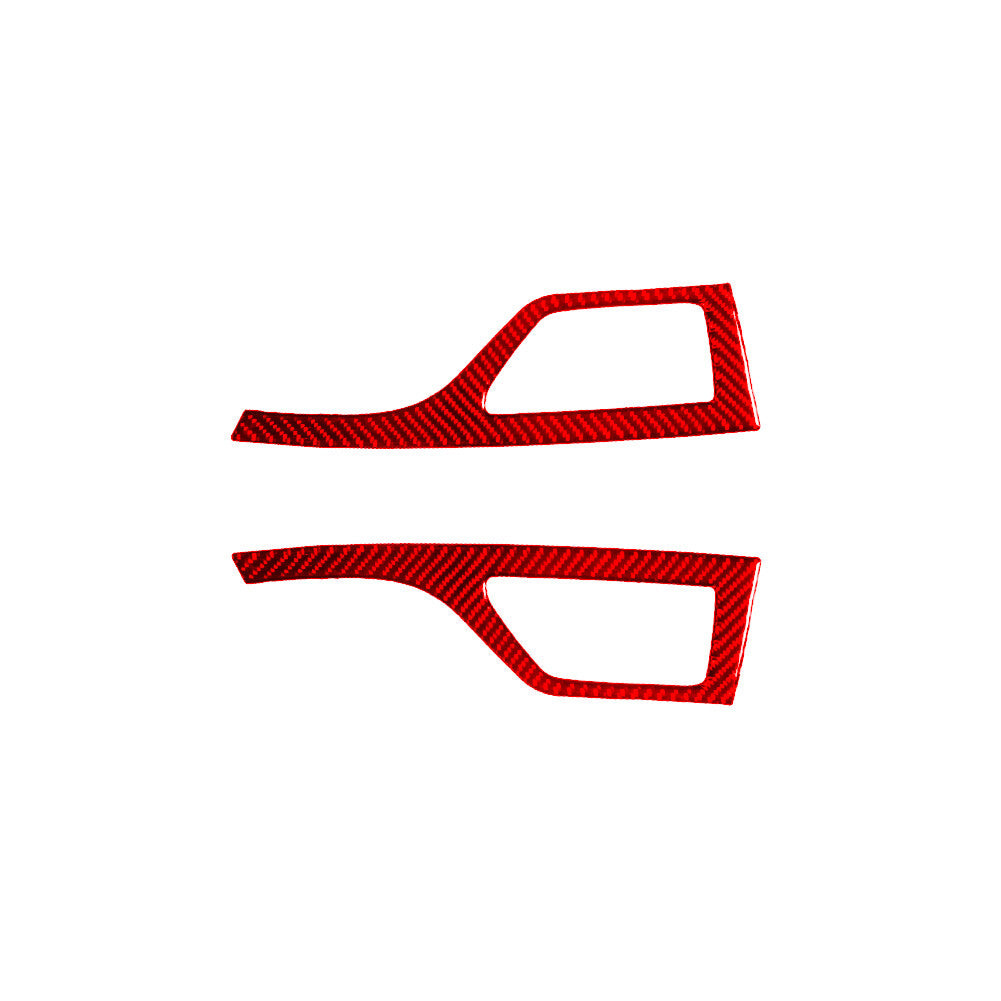Red Carbon Fiber Center Air Vent Trim Cover for Toyota Tacoma 2012-2015 Type-A