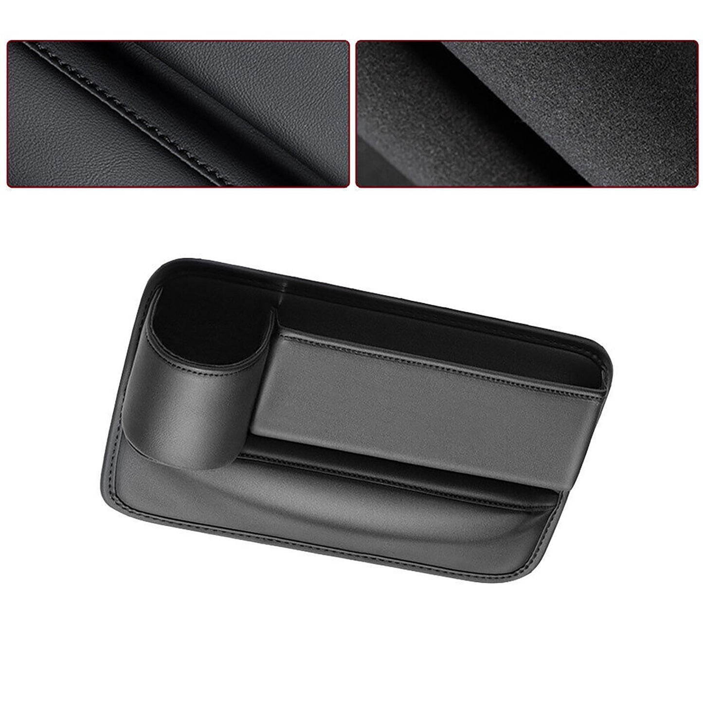 Left Side Car Accessories for Seat Gap Filler Phone Holder Storage Box Organizer Bag