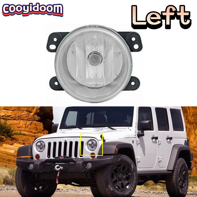 Left For journey for wrangler cheaokee 2010-2017 Driving Fog Light