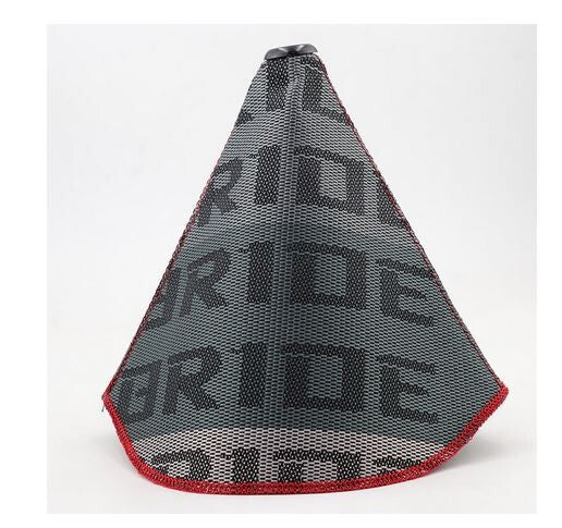 Car gear shift knob boot racing shifter protective cover fabric quality gray suitable for Dodge
