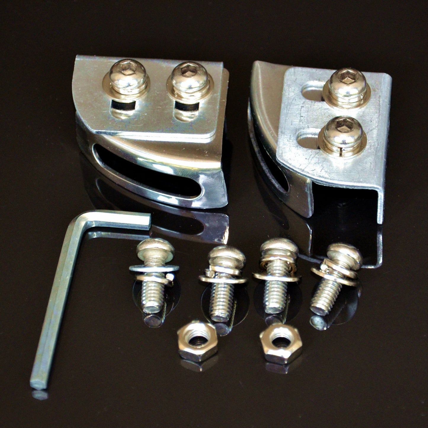 Car Suv License Plate Relocator Bracket Holder W Angle Adjustable For Hellaflush