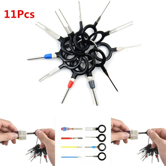 11P Car Wire Plug Puller Release Pin Plug Repair Terminal Removal Extractor Tool