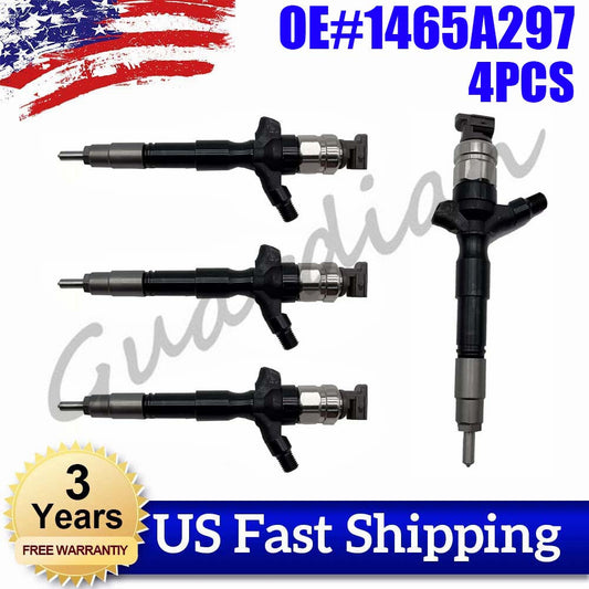 4-piece rail diesel injector pickup unit 1465A257 1465A297 for Mitsubishi Pajero L200 4D56