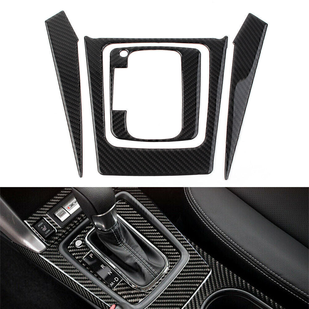 Schalthebelabdeckung Zierleiste Dekor Carbon 4PCS for Subaru Forester 2013-2018