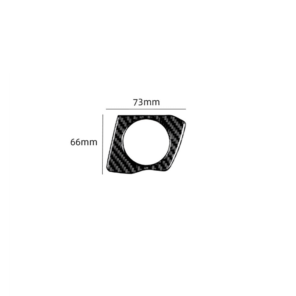 Carbon Fiber Ignition Frame Decorative Cover Trim for Jeep for Wrangler JK 2011-2017