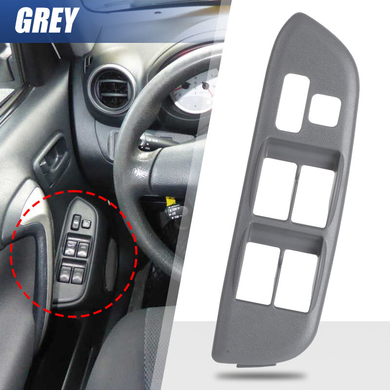 Left Driver Master Power Window Switch Trim Bezel Gray for Toyota RAV4 2001-2005