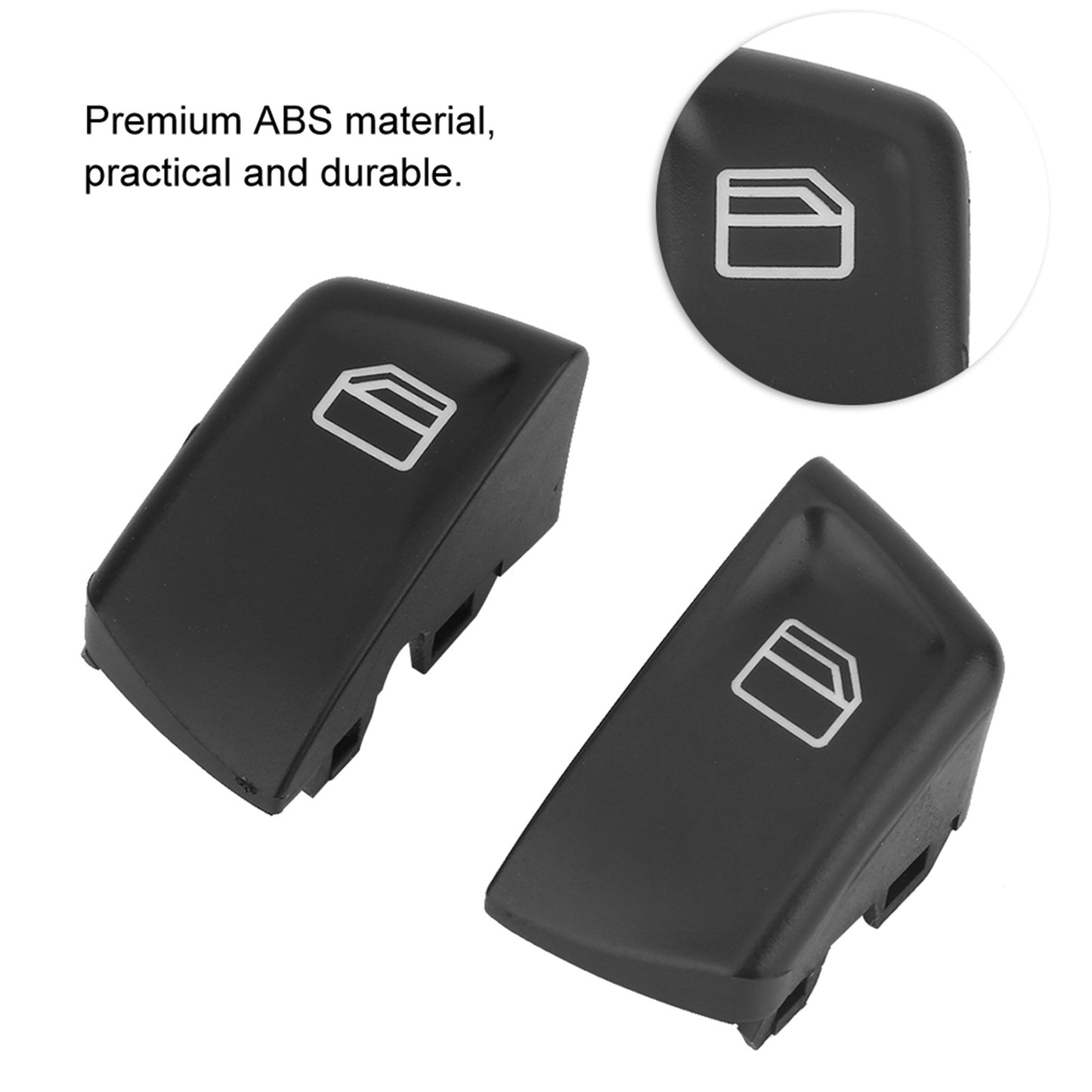 2PCS Car Window Switch Button ABS Switch Button Covers For Viano W639 Sprinter