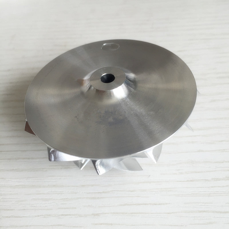 GT15-25 47.56/61.98 mm 6+6 Blade Turbine Milling/Burnt Compressor Wheel