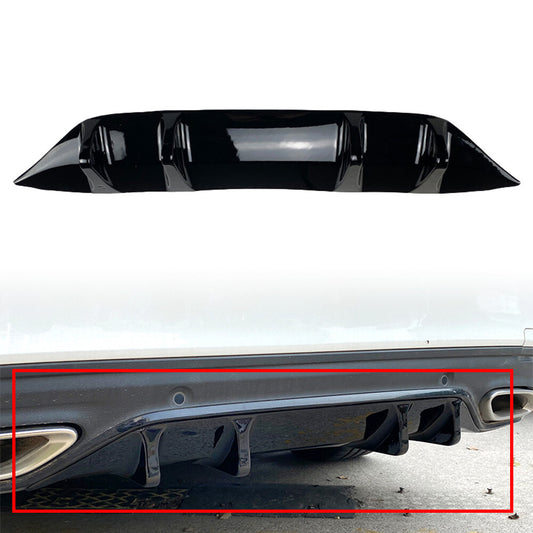 Rear Bumper Diffuser Lip Splitters Spoiler for Mercedes-Benz C-Class W205 C200