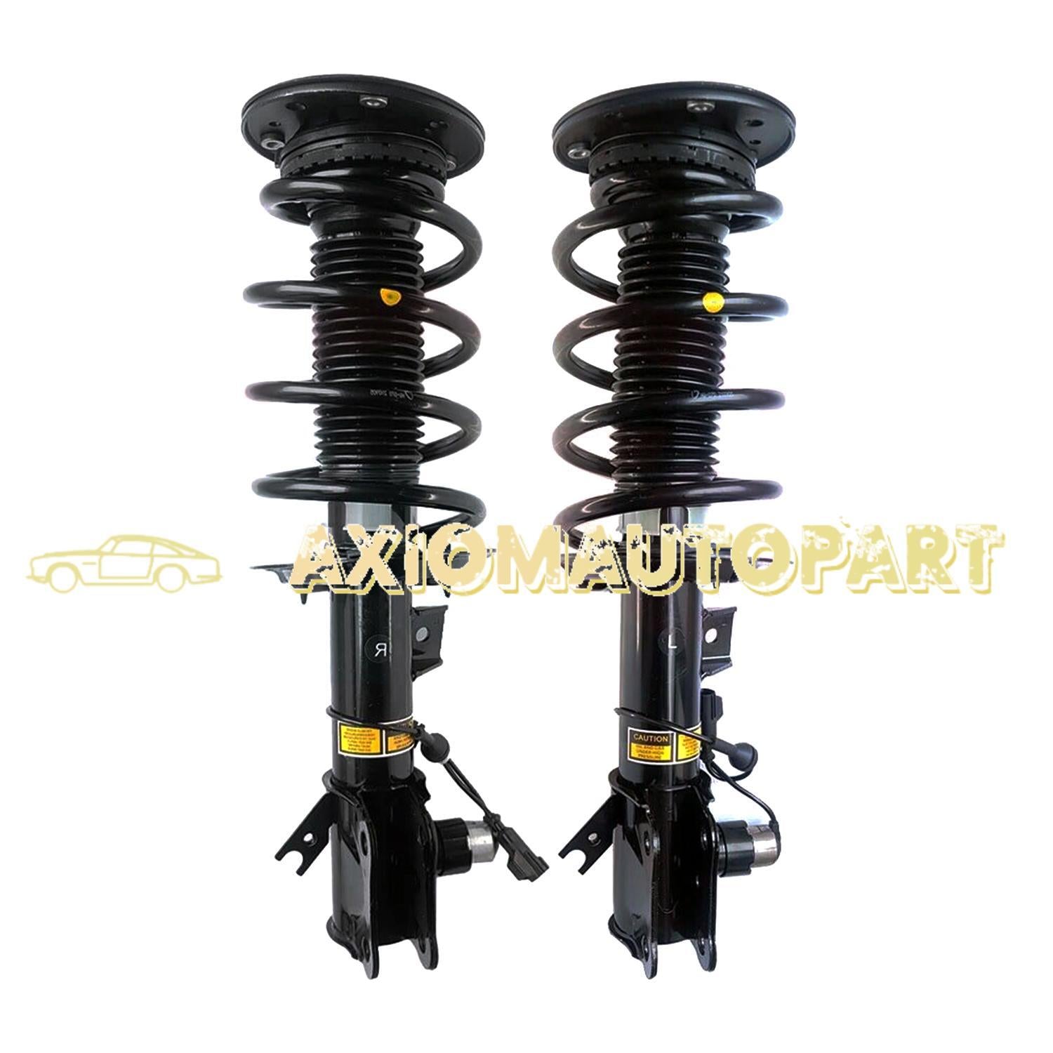 4x Front Rear Shock Struts Assys w/Magnetic Fit for Audi A3 Quattro S3 RS3 8V 2015