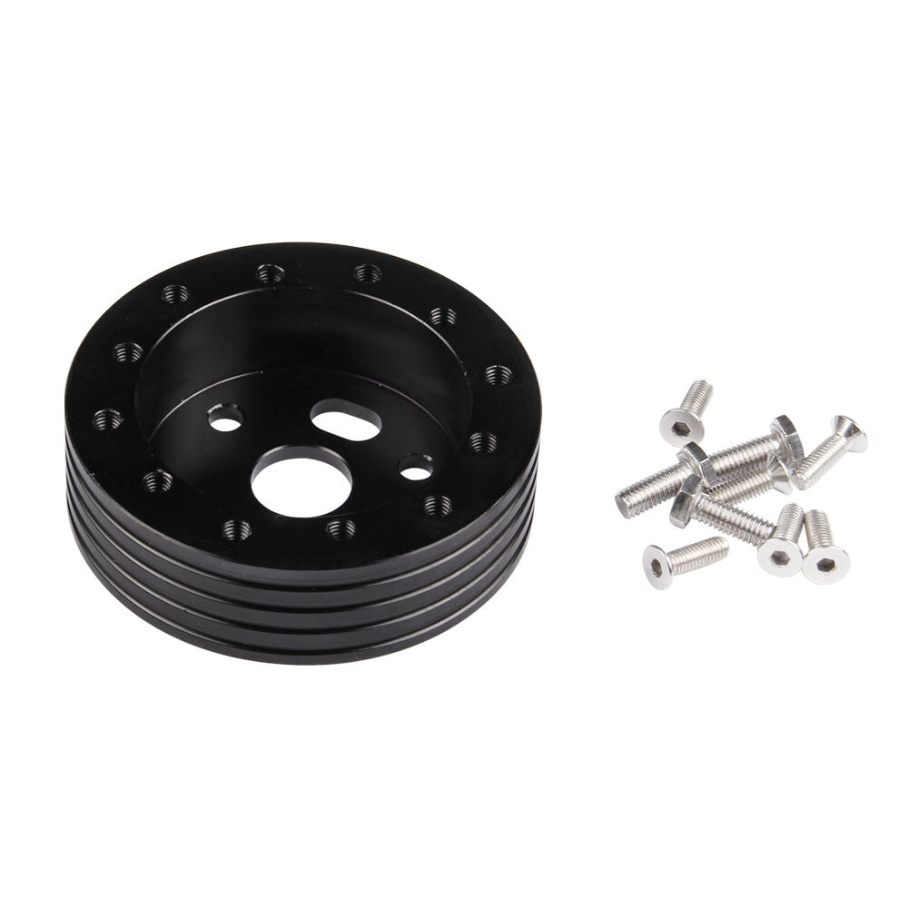Black 1 Steering Wheel Hub Adapter Spacer 6 Hole To Fit Grant APC 3 Hole