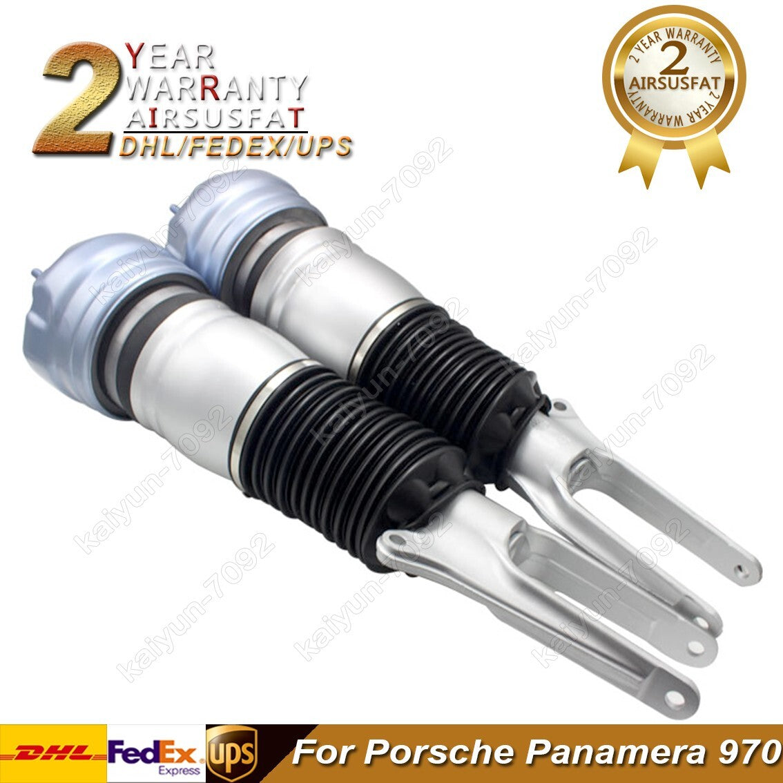2X for Porsche for Panamera 970 2010-2015 Front Air Suspension Shock Absorber Struts