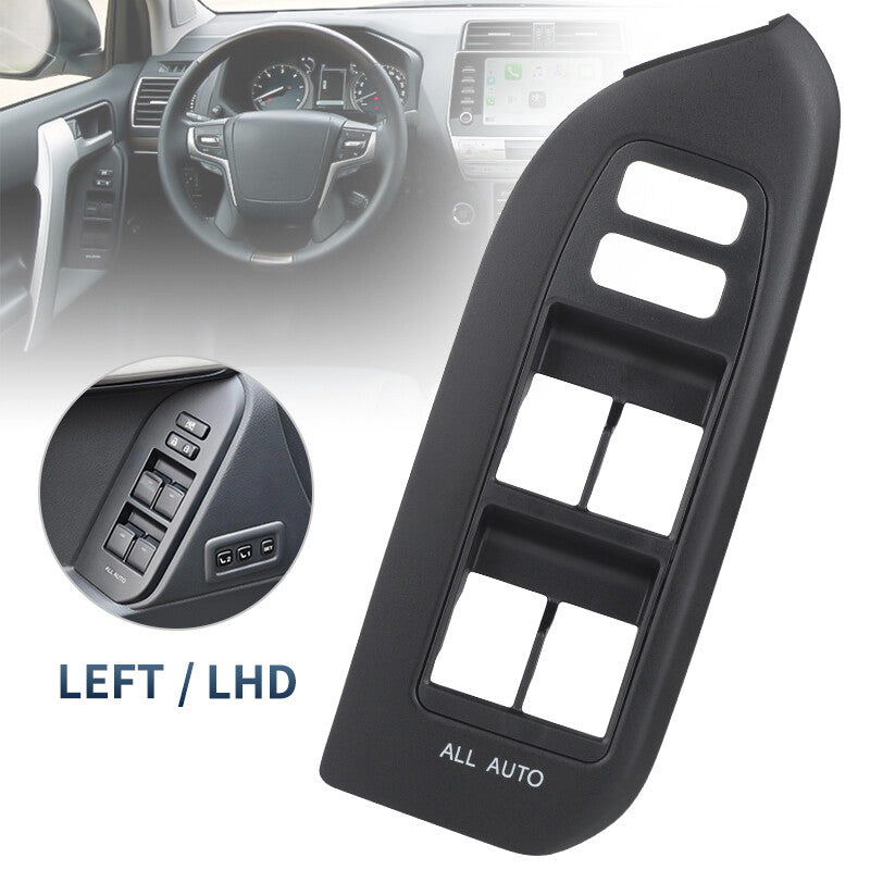 LHD Left Side Front Power Window Button Switch Panel for Toyota Prado 2010-2020