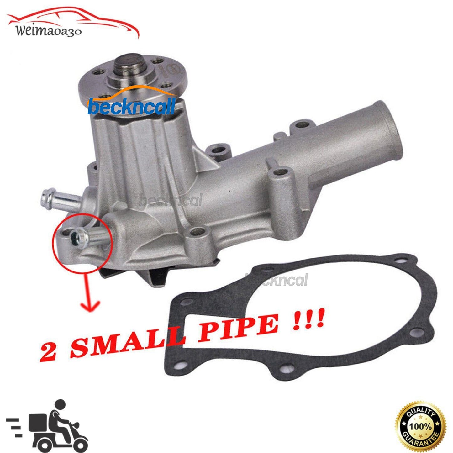 Water Pump for Kubota Utility Vehicle RTV1100 RTV-X1120 RTV1140CPX RTV-X1140 NEW