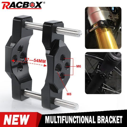 Motorcycle Headlight Spot Light Turn Signals Holder Mount Bracket Fork Clamp