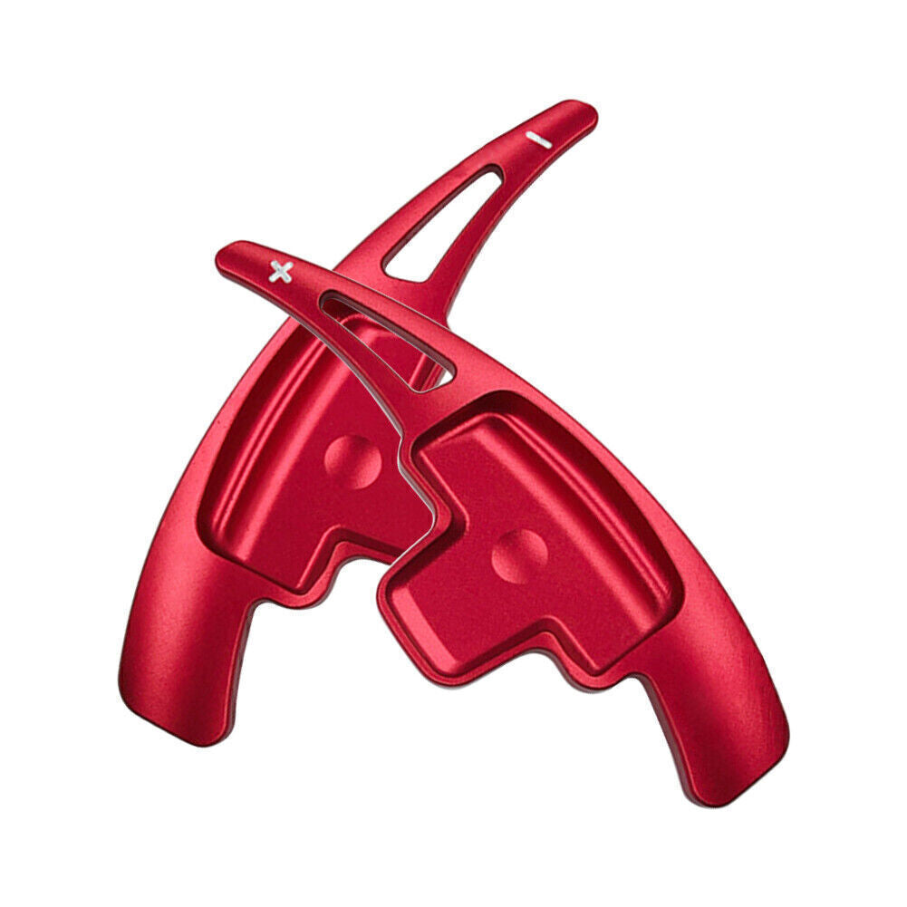 Car Steering Wheel Shifter Paddle Extension for Benz A B E R M GLK SLK Class Red