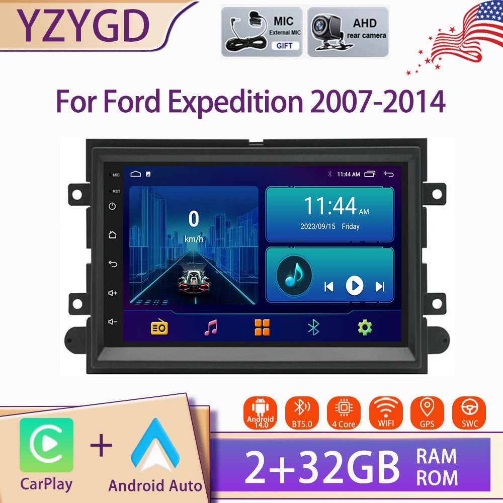Android Auto Carplay Car Stereo Radio GPS Screen for Ford Expedition 2007-2014