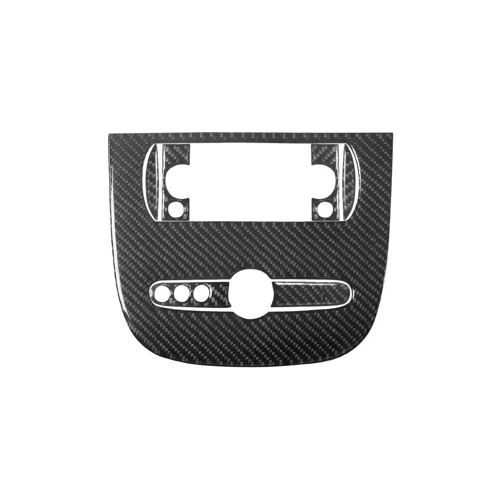 7Pcs Carbon Fiber Rear Console Trim For Silverado/tahoe/ for sierra 2007-2014 Type A