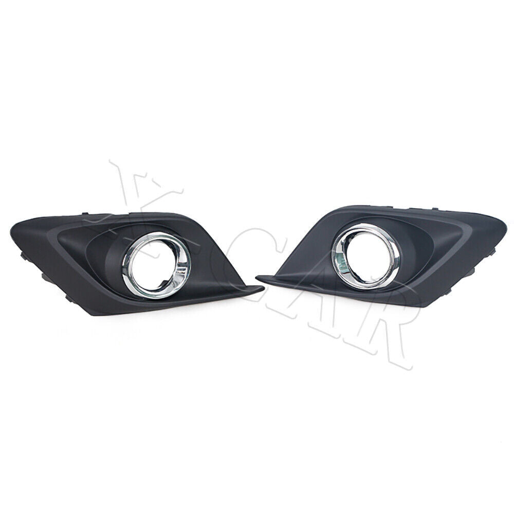 for Mazda 3 Axela 2014-2016 Fog Light Grille Cover Headlight Fog Lamp Frame Hood