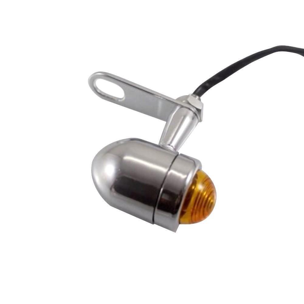 Motorcycle Turn Signal Indicator Light Lamp Holder Shock Brackets Chrome Tools