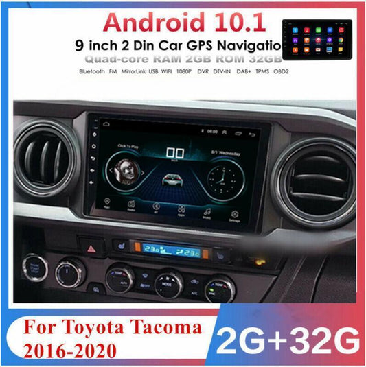 9 1080P Android10.1 Car GPS Navigation Stereo Radio for Toyota Tacoma 2016-2019