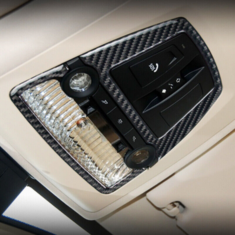 Carbon Fiber Car Reading Lights Lamp Frame Cover Trim for BMW 5 series F10 F18