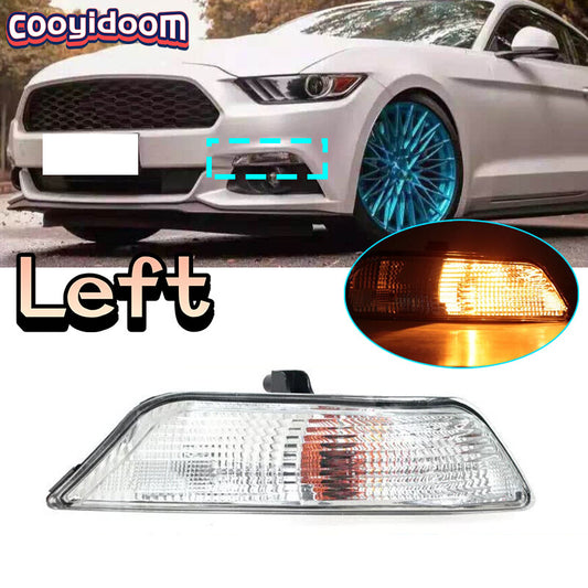The left front fog light turn signal is applicable to the for Ford for Mustang 2.3T/5.0 (2015, 2016, 2017).