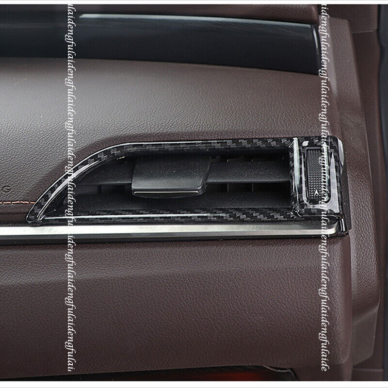 for Lexus ES350 300h 250 19-23 Carbon Dashboard Side Air Vent Outlet Cover Trim