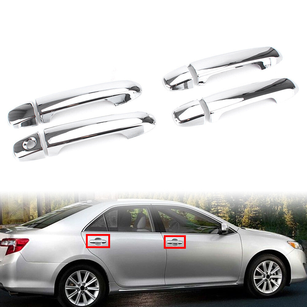 Chrome Side Door Handle Cover Trim for 2012 2013 2014-2017 for Toyota for Camry Sedan