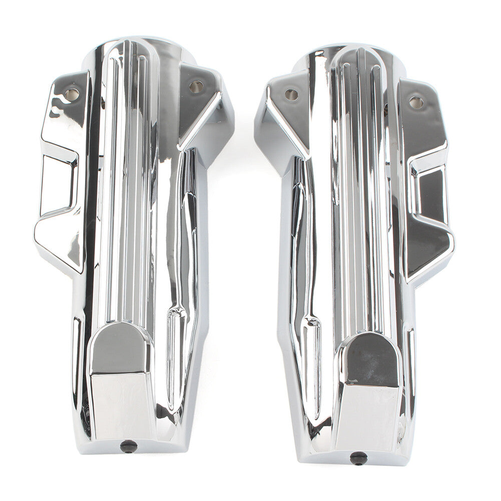 Untere Gabelabdeckungen f¨¹r for Harley FLHR Electra Glide Road King 14-21 Paar Chrom