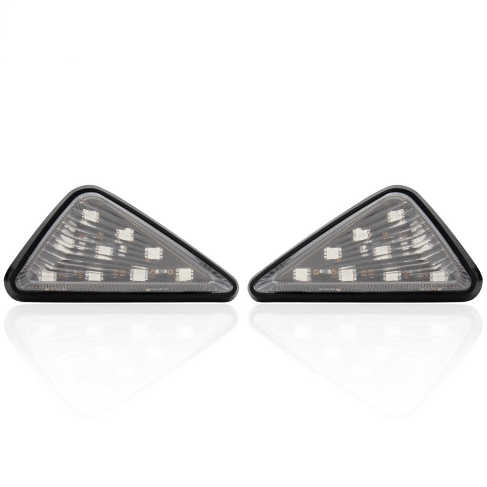 Triangle Flush Mount LED Lights for Motorcycle High Brightness Long Lasting