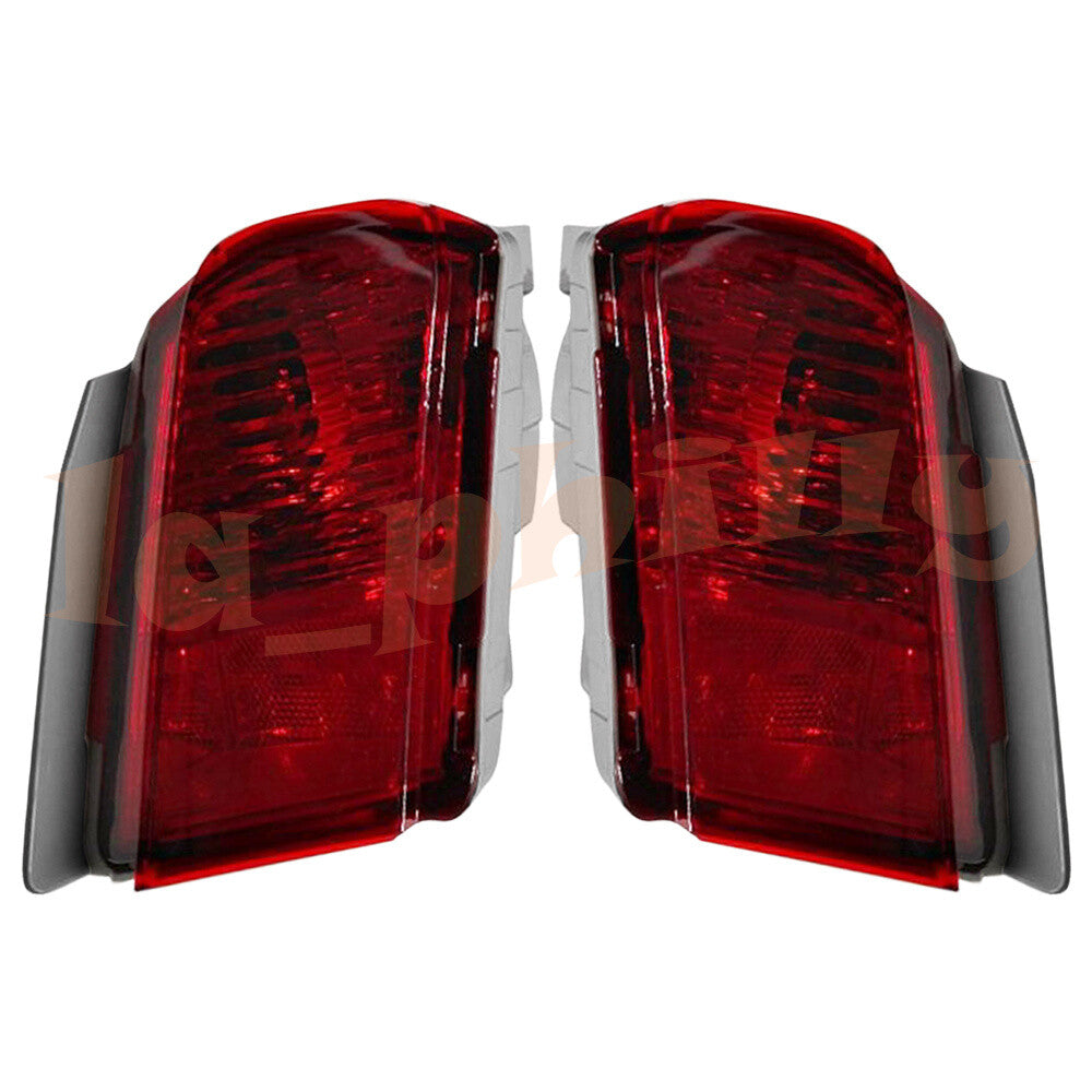 Pair for 2010-2015 for Toyota for Land Cruiser Prado FJ150 Red Fog Light Rear Bumper L+R