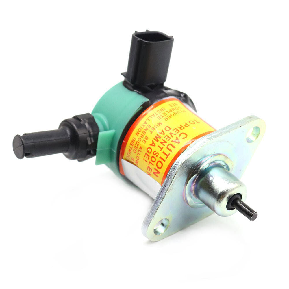 Fuel shut-off solenoid valve 17208-60015 is suitable for Kubota D905, D1005, D1105, V1205, V1305, and V1505 fuel tanks.