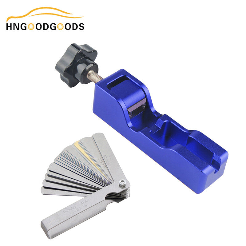 Universal spark plug gap tool for most 10/12/14/16 mm spark plugs + angle gauge