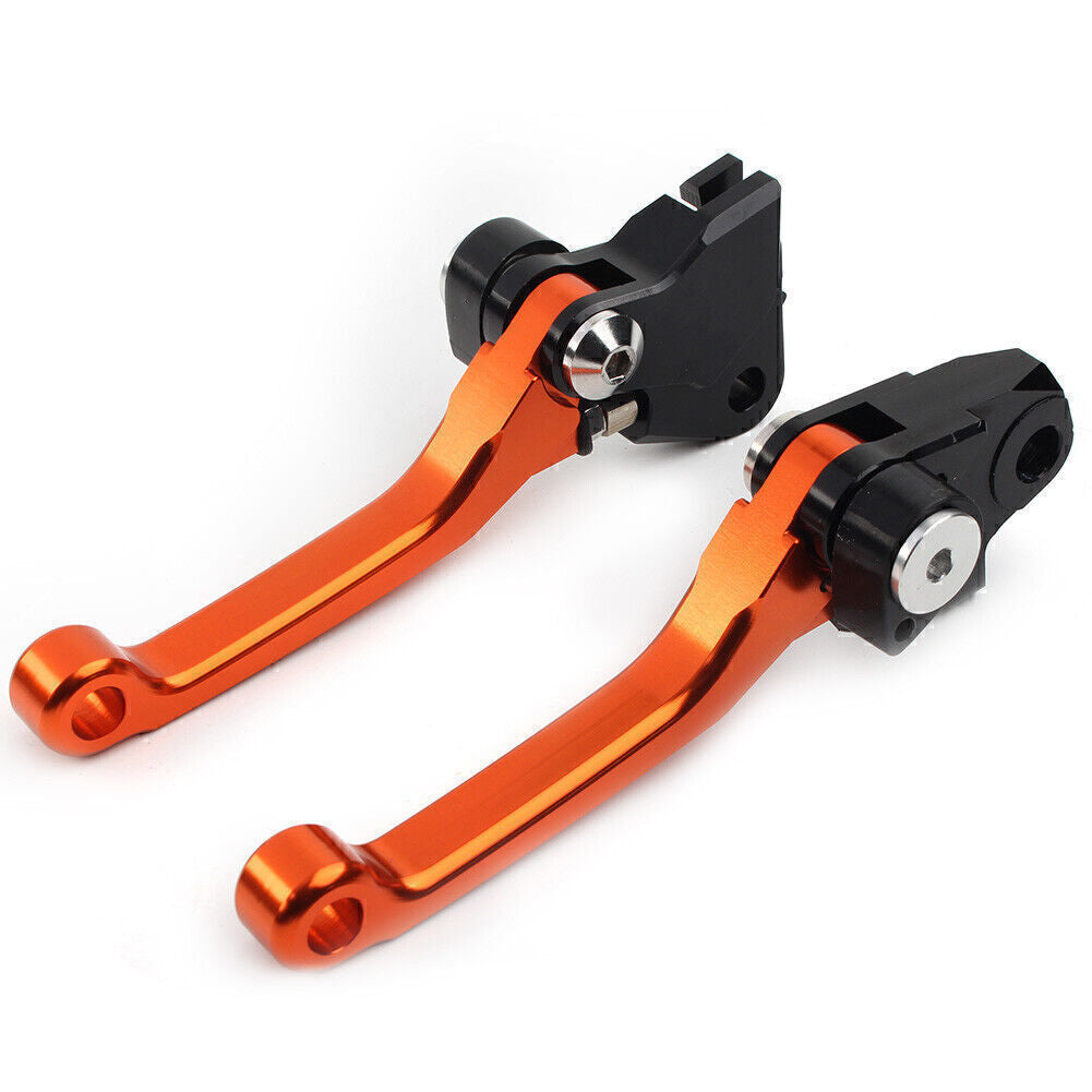 CNC Pivot Clutch Brake Levers Orange Fit for YAMAHA YZ 250F YZ 426F YZ 450F 2009-20