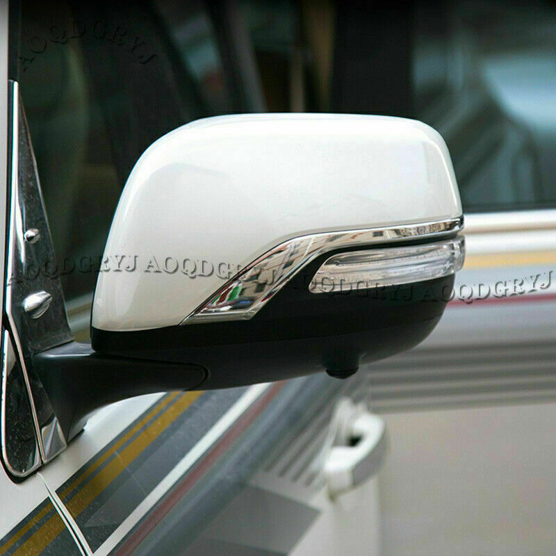 Pearl White Rear View Mirror Cover Replace for Toyota for Land Cruiser LC200 16-2021
