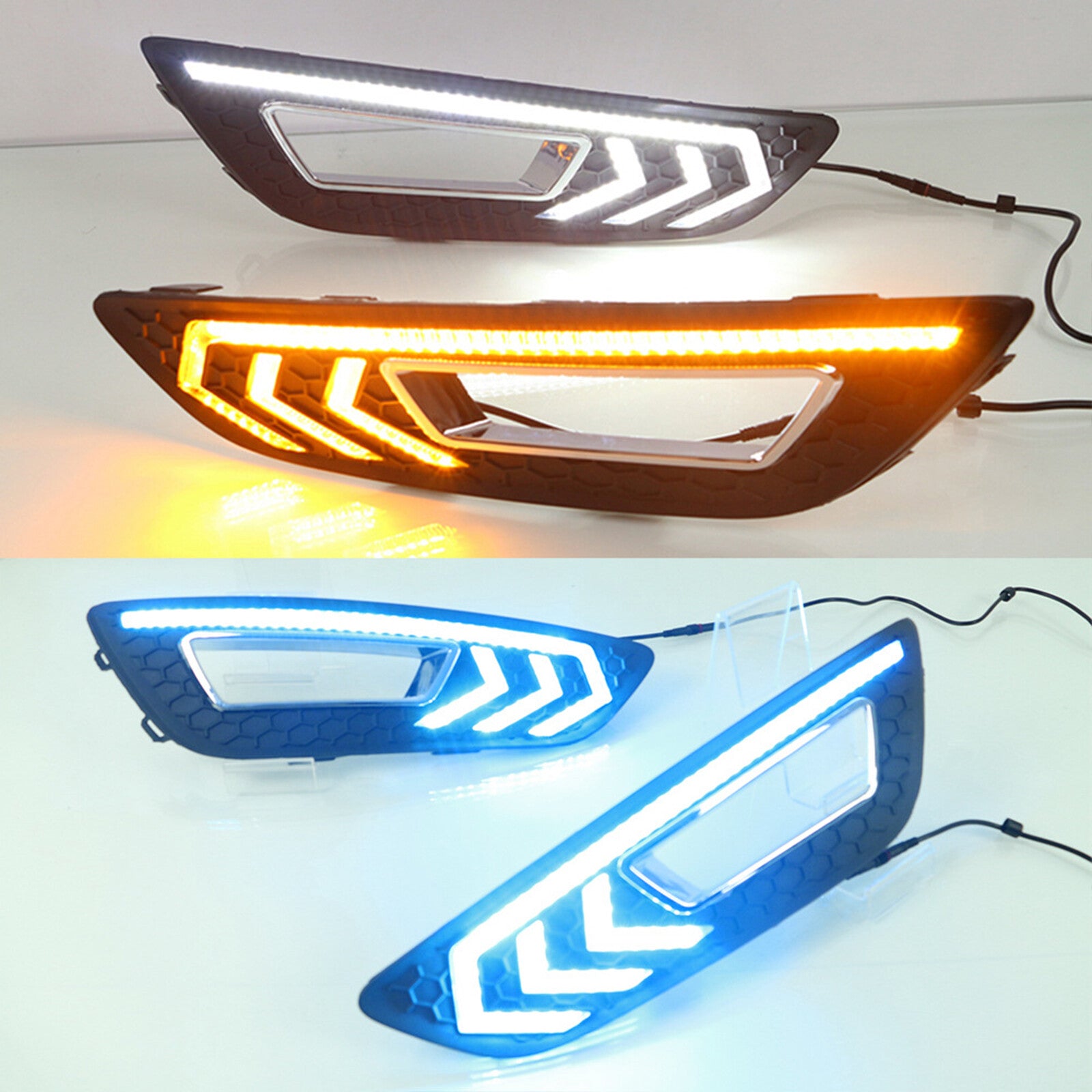 DRL for Ford Focus 2015/2016 LED Daytime Running Lights, Fog Lights, and Cornering Lights