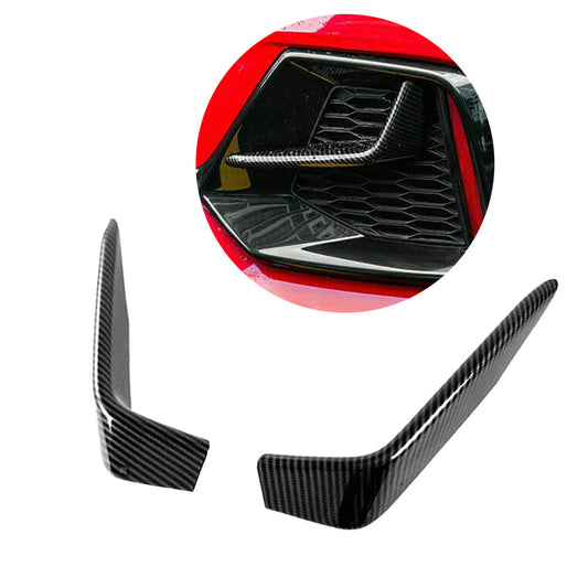 for Honda for Civic Hatchback 16-2021 Carbon Fiber Rear Fog Light Strip Cover Trim
