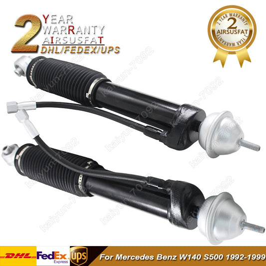 Pair Rear for Mercedes W140 S500 1992-1999 Hydraulic Suspension Shock 1403205613