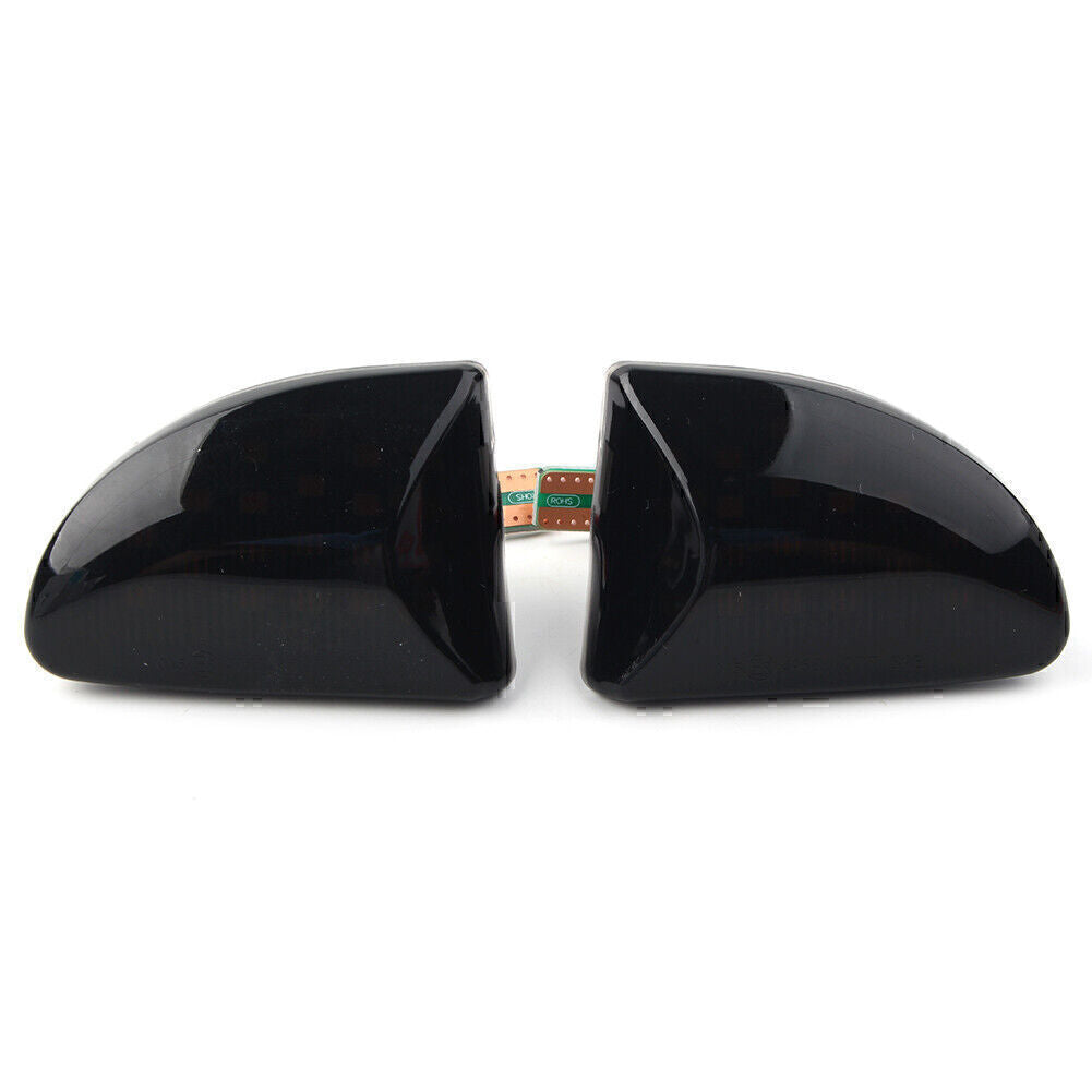 LED Sequential Dynamic Side Marker Turn Signal Light Black for Smart Fortwo W451