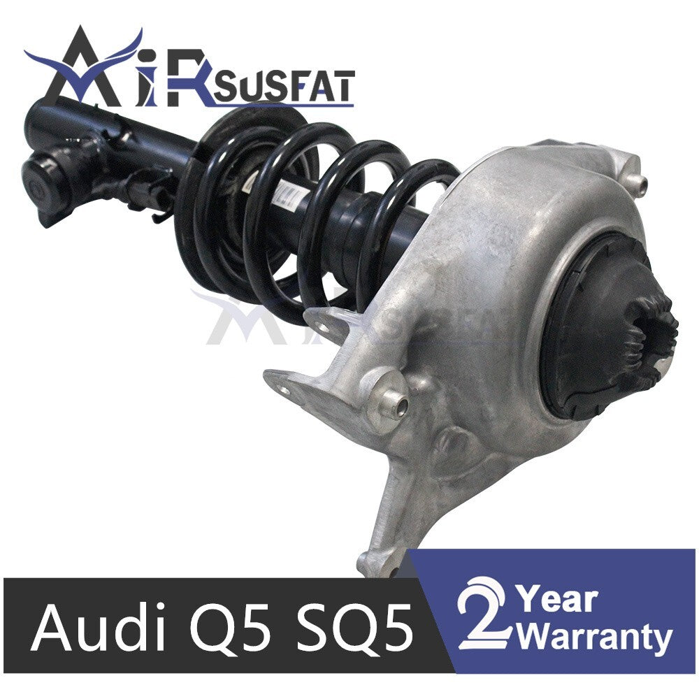 for Audi Q5 SQ5 2009-17 Front LR Suspension Shock Struts Assembly w/ Electronic